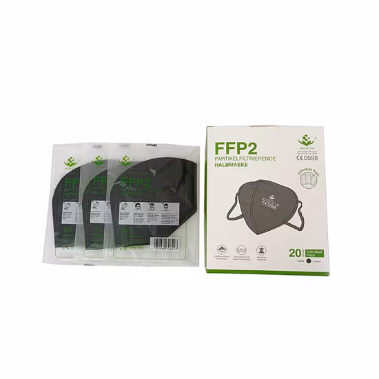 FFP2 Non-Woven Cup Shaped Anti Dust Face Mask Respirator Disposable Protective Mask