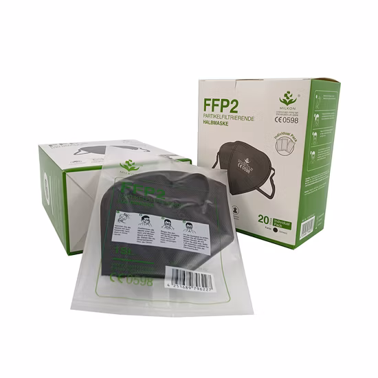 FFP2 Non-Woven Cup Shaped Anti Dust Face Mask Respirator Disposable Protective Mask