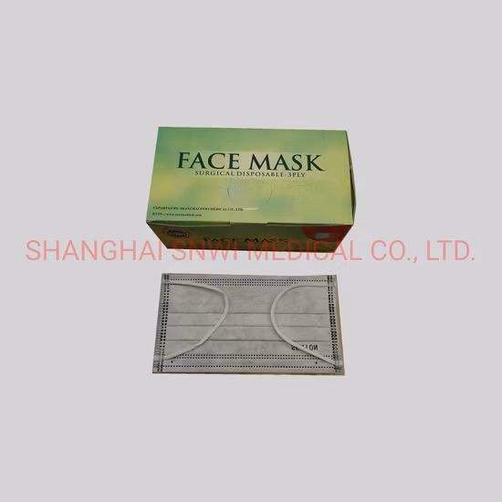 Masque protecteur médical chirurgical de protection d'usine de Disposabel 3ply