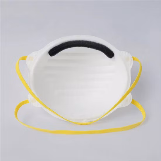 Masque de protection du visage en forme de tasse de couleur blanche KN95 FFP2